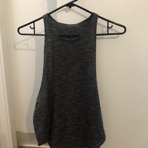 Lululemon Charcoal Grey High Neck Tank Size 8